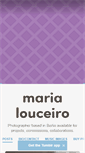 Mobile Screenshot of marialouceiro.com